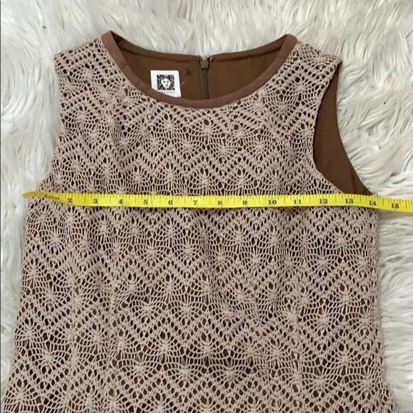 NWT CALVIN KLEIN CROCHET SLEEVELESS‎ DRESS SIZE 2 - Picture 10 of 11